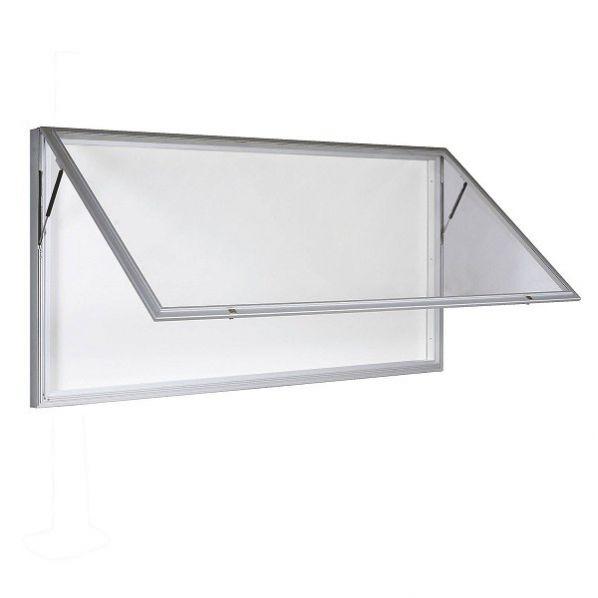 Vitrine extérieure large en vitrage méthacrylate Ouverture battante_0