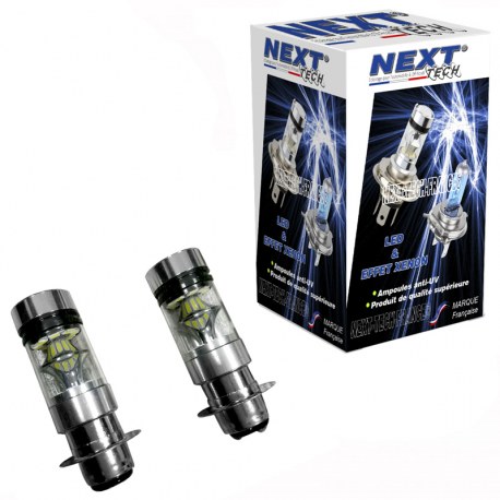 Ampoules H6M LED 35W 360° blanc - Next-Tech® - Référence AMPL-H6-360/2_0