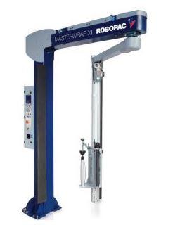 Banderoleuse à bras tournant - Masterwrap XL - structure acier, bras tournant ajustable, hauteur utile 2000 mm_0