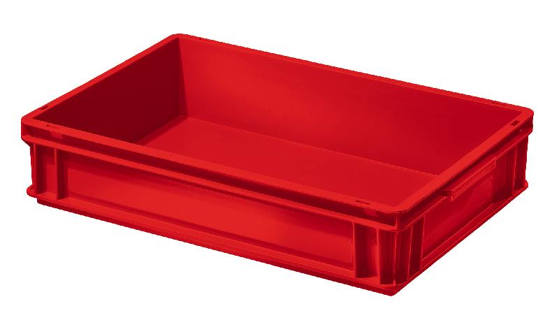 Caisse plastique athéna coloris rouge 20 litres_0