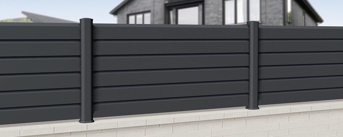 Clôture pvc cl 20 / type 20 - cg pro - barreaudage horizontal par lames pvc 130 x 28 mm_0