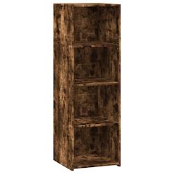 HELLOSHOP26 - Buffet bahut commode armoire meuble de rangement organisateur cuisine salle de séjour salon 40 x 41 x 124 cm bois d'ingénierie marron_0