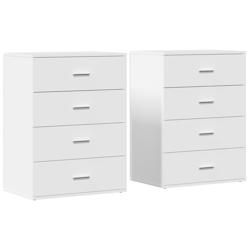 Helloshop26 - Buffet bahut commode armoire meuble de rangement organisateur cuisine salle de séjour salons lot de 2 60 x 39 x 80 cm 02_0036683 - 3000_0