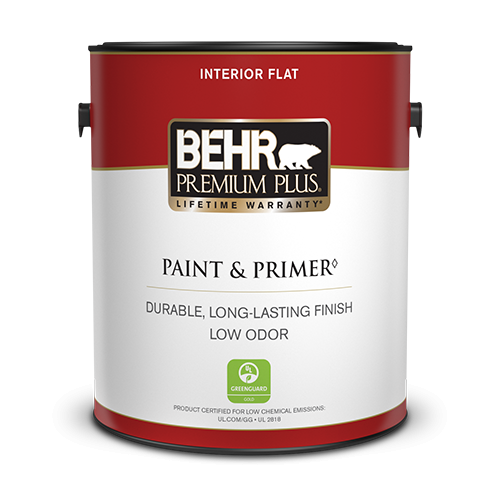 Peinture intérieur pour mur et plafond - Mate - Behr Premium Plus - finition plate - 250 à 400 m² par gallon_0