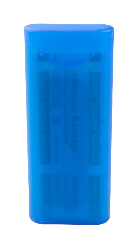 Pansements - Boîte en plastique de 5 unités - Couleur bleue - 10g_0