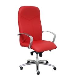 Piqueras y Crespo Fauteuil Caudete en simili cuir rouge - rouge multi-matériau 115DBSPRJ_0