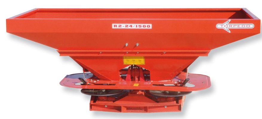 R-2/24-1100-T, R-2/24-1600-T et R-2/24-1900-T - Distributeurs d'engrais Torpedo - Double disque hydraulique avec trémie rectangulaire_0
