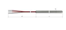 Sonde à résistance tubulaire (RTD) - Sortie fils - Pt 100, Pt 500, Pt 1000 - Classe A ou B_0