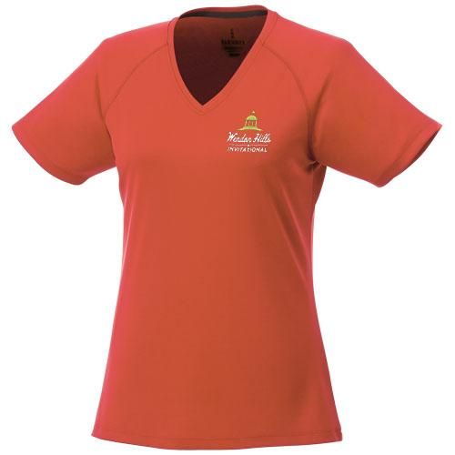 T-shirt Cool Fit - manches courtes - col V femme Amery - 100% polyester respirant - 145 g/m²_0