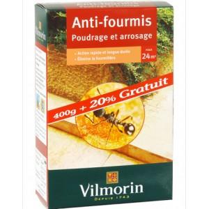 ANTI-FOURMIS POUDRAGE VILMORIN CONTENANCE ETUI 400G + 20% GRATUIT
