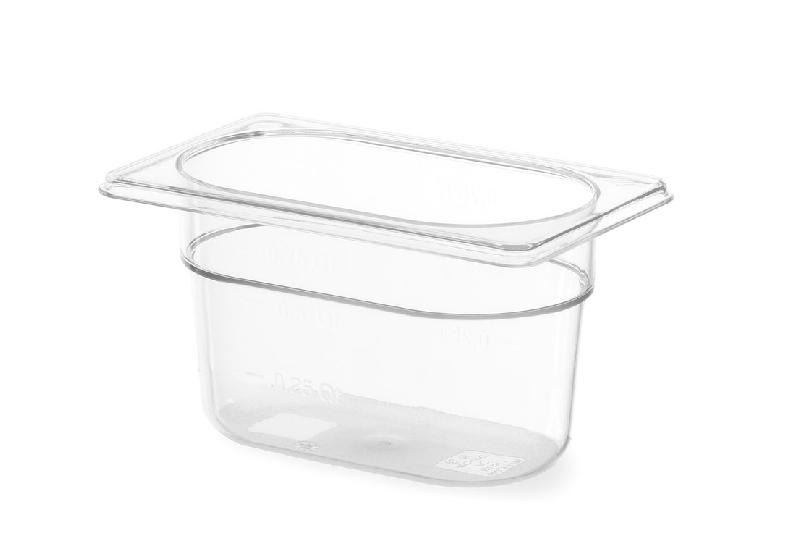 Bac gastronorme 1/9 65 mm polycarbonate transparent - 861837_0