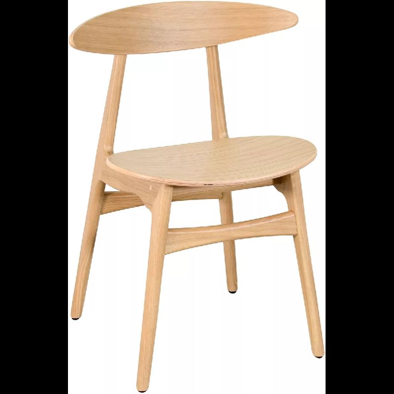 Chaise de restaurant ALES en chêne massif - Référence 00580103CHE_0