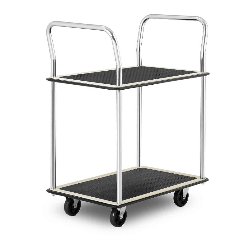 Chariot de manutention 120 kg max - 2 plateaux outils atelier - modèle 14_0007231_0