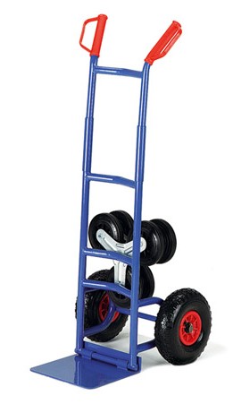 Diable repliable pour escalier avec roues de rechange_0