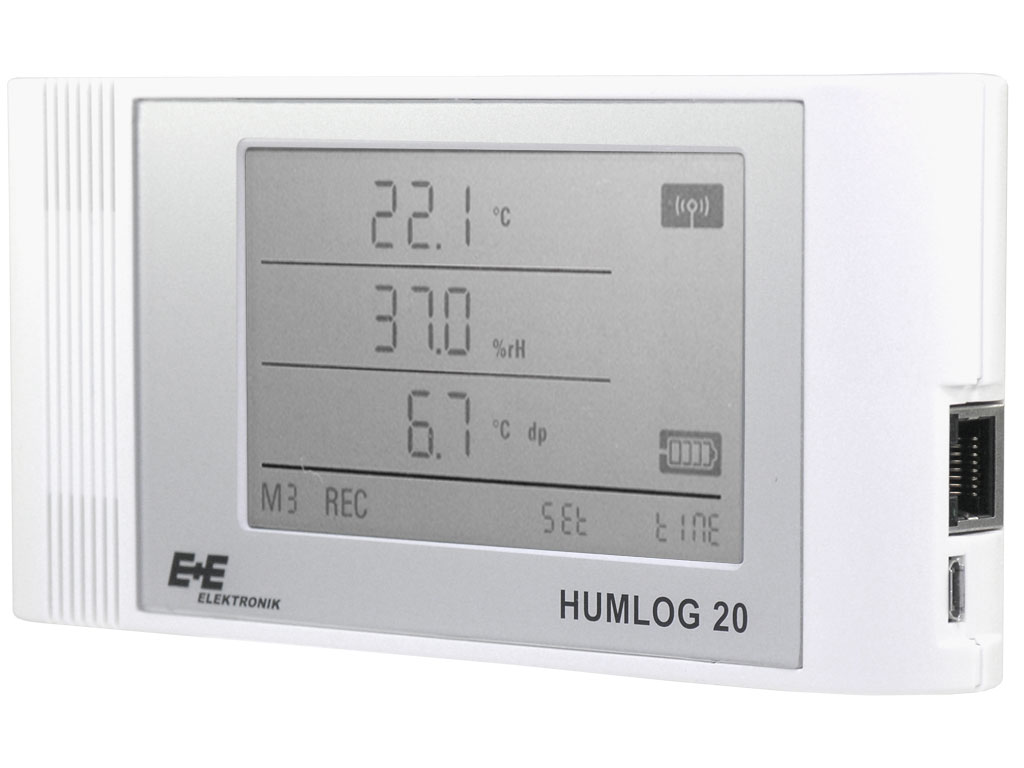 Enregistreur de température et humidité - autonome HR/T - haute précision avec grand afficheur LCD_0