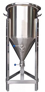 Fermenteur de bière pour micro-brasserie en INOX 304 -  45 à 175 Litres - épaisseur 15/10 -ème mm_0