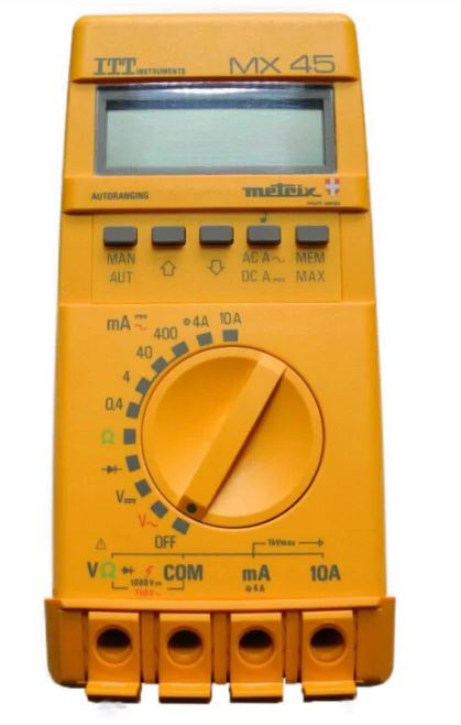 Mx45 - multimetre numerique - metrix_0