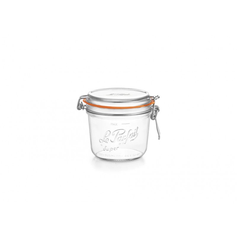 Pack de 6 bocaux Terrine Le Parfait Super 500 g Ø 100 mm (joint compris). fermeture inox  - WL000003_0