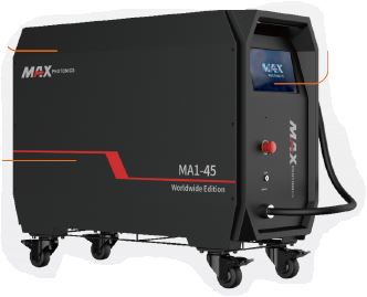 Poste à souder laser 1200 W - MA1-45 avec torche laser flexible de 5 m, léger et compact_0