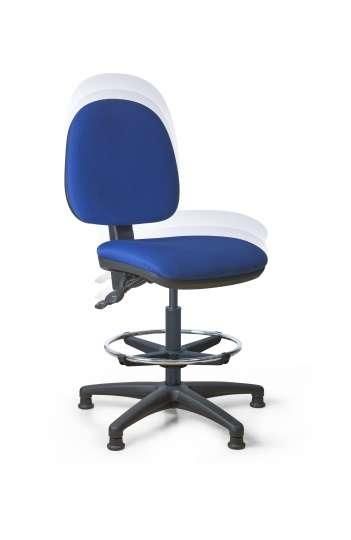 Siège de caisse Ergovar - mécanisme asynchrone - vérin haut avec repose-pied - ergonomique_0
