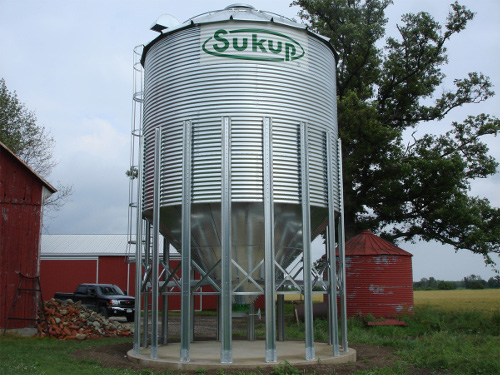 Silo de stockage de grain à fond plat  - SUKUP_0