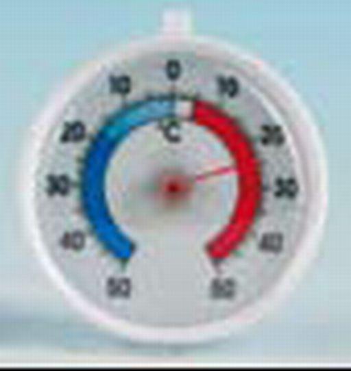 Thermomètre frigo/congélateur à cadran - Réf. 001902 - Avec crochet - Plage de mesure -50 à +50°C_0