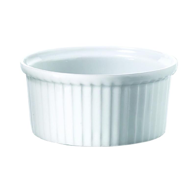 RAMEQUIN ROND BLANC PORCELAINE Ø 8 CM PILLIVUYT
