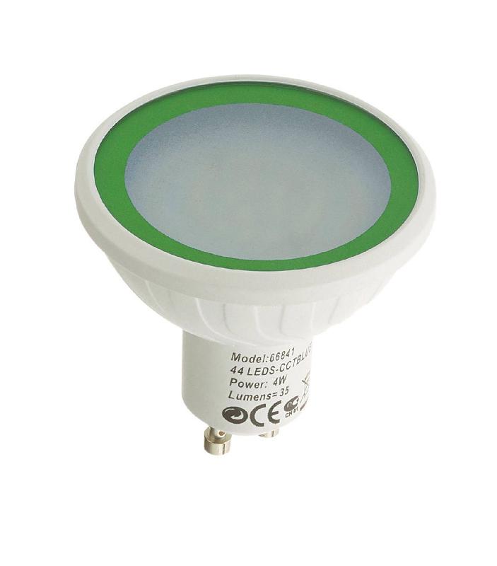 AMPOULE LED GU10 MR20 DIMMABLE À 36 SMD 4W 280LM (ÉQUIV 35W) VERT EASY