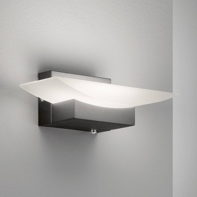 FISCHER & HONSEL APPLIQUE LED BOWL TW, LARGEUR 20 CM, NOIRE
