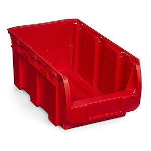 BAC À BEC PLASTIQUE ÉCONOMIQUE ROUGE 8 L