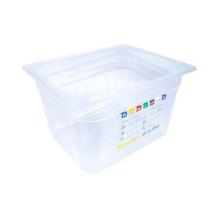 Bac HACCP Polypropylène GN 1/2 H. 200 mm - Gastroland - transparent plastique polypropylène 3701666001581_0