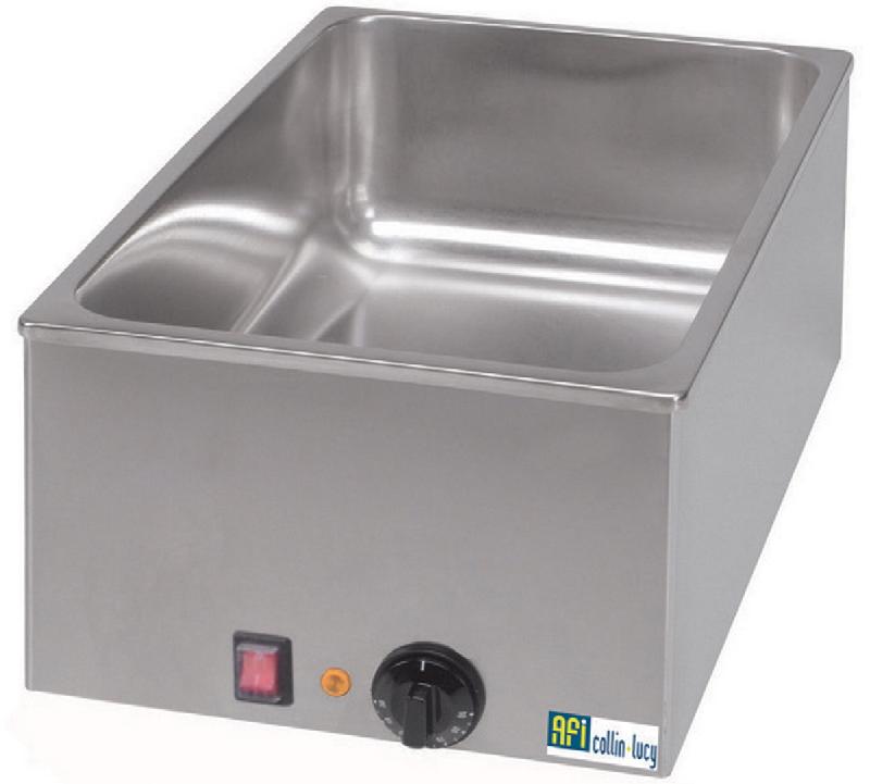 Bain-marie de table électrique GN1/1 sans vidange 350x550x240 - PP11, tout inox - 1400W_0