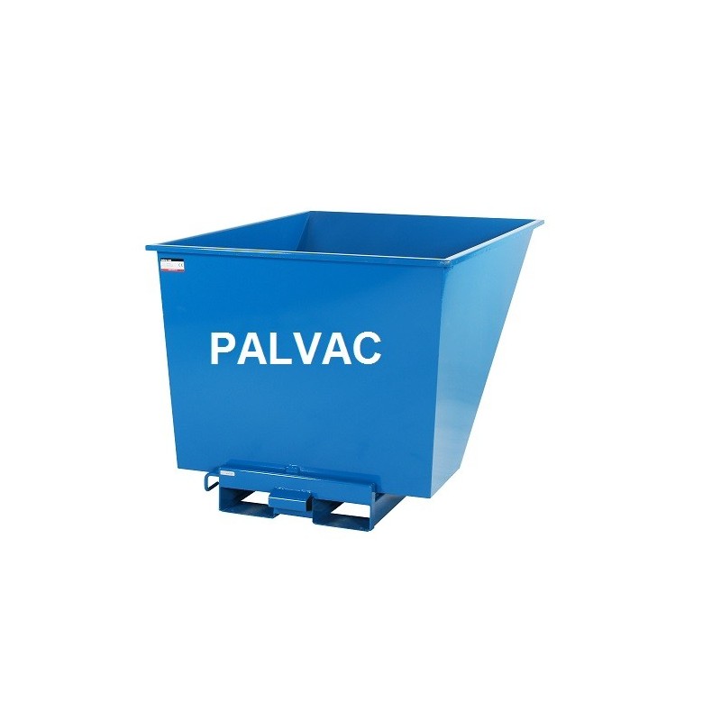 Benne auto-basculante Tippo 1100 - Volume 1.1 m3 - Charge admissible 2000 kg - Dimensions 1700x1215x1045 mm - PALVAC_0