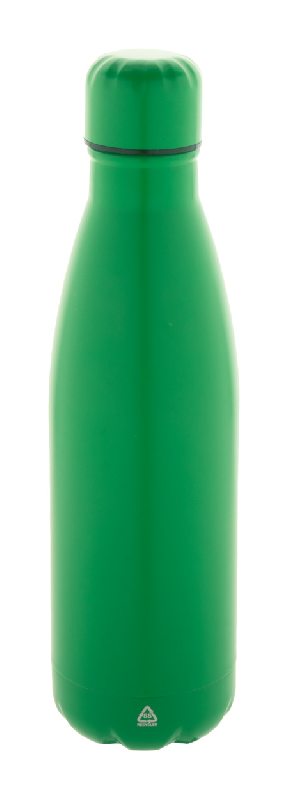 Bouteille en acier inoxydable recyclé - 790 ml - Couleur vert - Poids 172 g_0