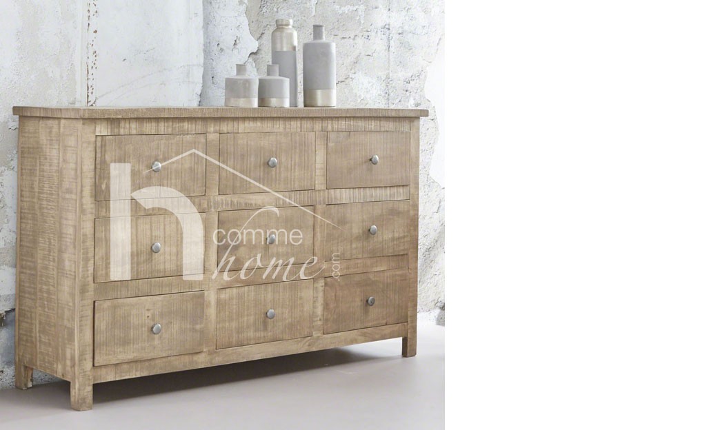 Buffet contemporain en bois massif madena_0