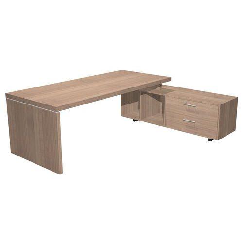 BUREAU AVEC CONSOLE FLORA L 195 CM NOYER - ARTARREDI