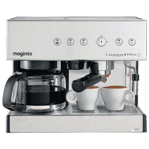 CAFETIÈRE COMBINÉ MAGIMIX GRIS
