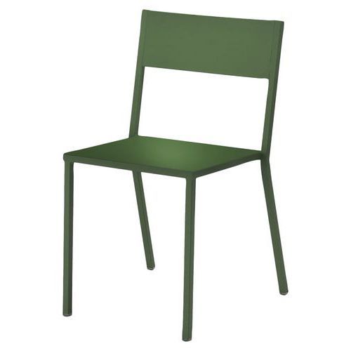 CHAISE CANADA ACIER 4 PIEDS - VERT - JAYSO
