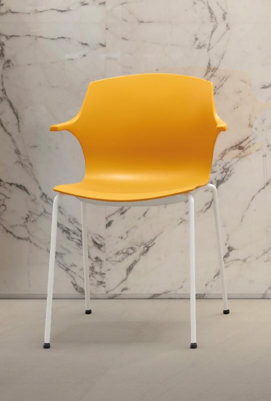 Chaise polyvalente Frill - Mobel Linea. - Bleu foncé_1