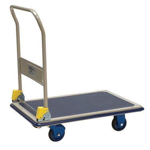 CHARIOT MÉTAL DOSSIER RABATTABLE - CAPACITÉ 300 KG - PRESTAR