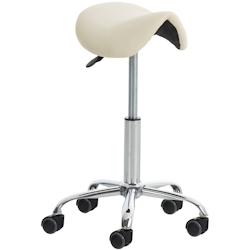 CLP Tabouret de travail Reno similicuir Crème - beige polyester 192157604_0