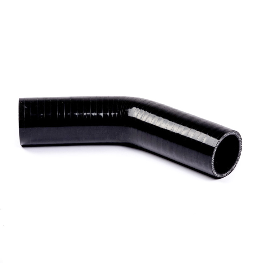 COUDE SILICONE NOIR 45 DEGRÉS DN=83MM L=150MM