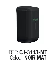 Distributeur Optique Modulable pour Savon Liquide 1.1 L - Plastique Recyclé Noir Mat - LOSDI CJ-3113-MT_0