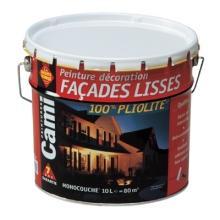 FACADES LISSES 100% PLIOLITE BLANC 10L