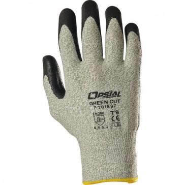 Gant anti-coupures Greencut OPSIAL - fibres verre/bambou, enduction PU, taille 6_0