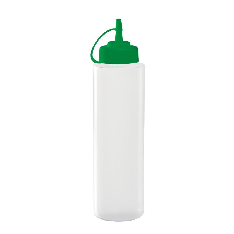 GILAC Biberon à sauce col large – bouchon couleurs HACCP – 0.25 L et 0.75 L - .75 L - Vert G027511 - vert 3573678704077_0