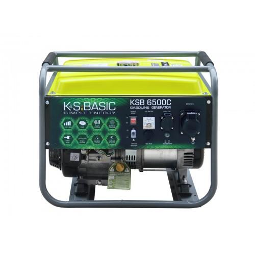 GROUPE ÉLECTROGÈNE À ESSENCE - DÉMARRAGE MANUEL - 5,5 KW - 230V - KSB 6500C KONNER & SOHNEN