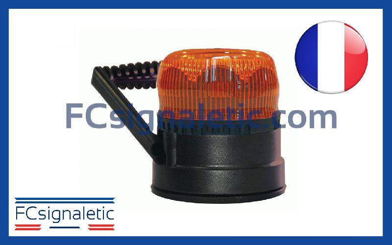 Gyrophare Gyroled orange embase stick prise allume cigare classe 1 flash STANDBY MERCURA_0