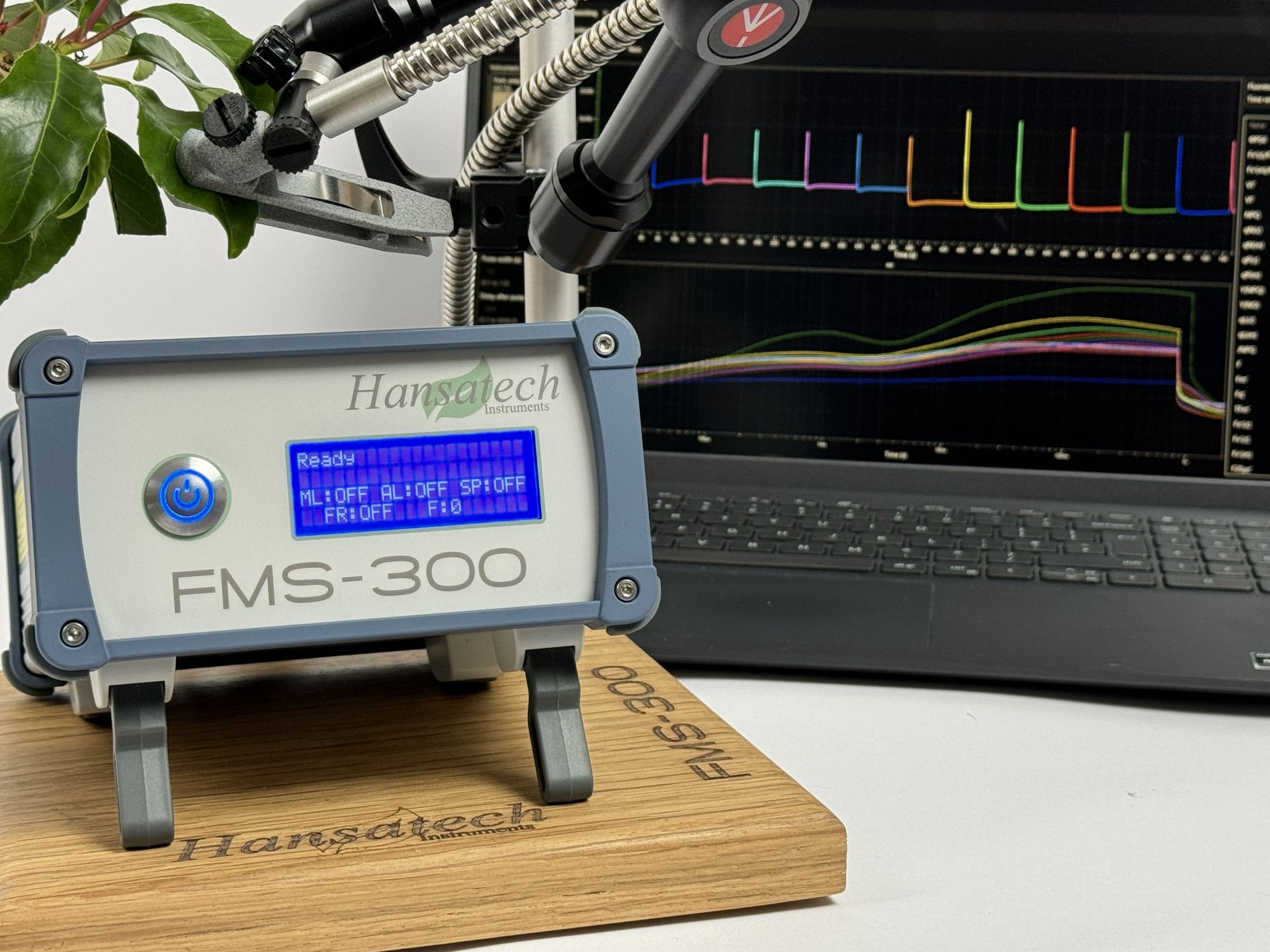 Hansatech FMS 300 - Fluorimètre de chlorophylle pour recherche et développement - Cinétiques rapides et lentes_0