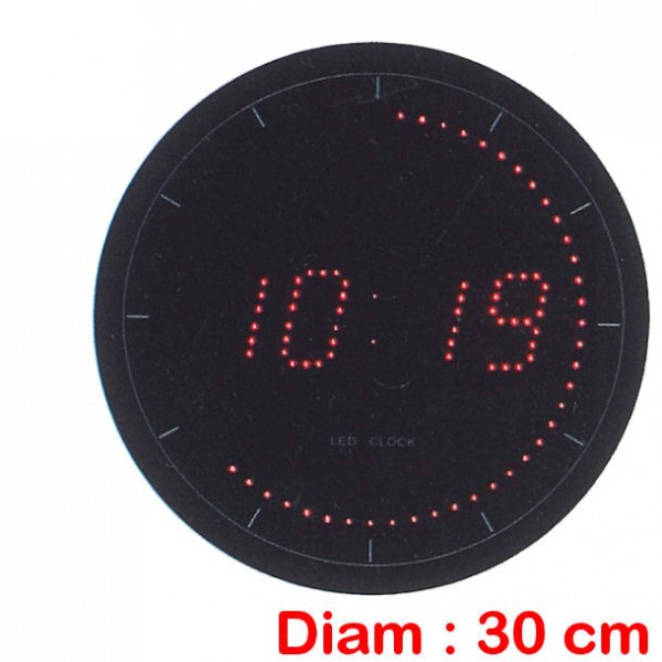 HORLOGE À LED